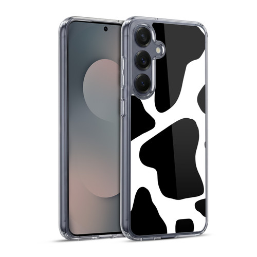Grace Illustration Animal Prints Cow Soft Gel Case for Samsung Galaxy S25+ & MagSafe