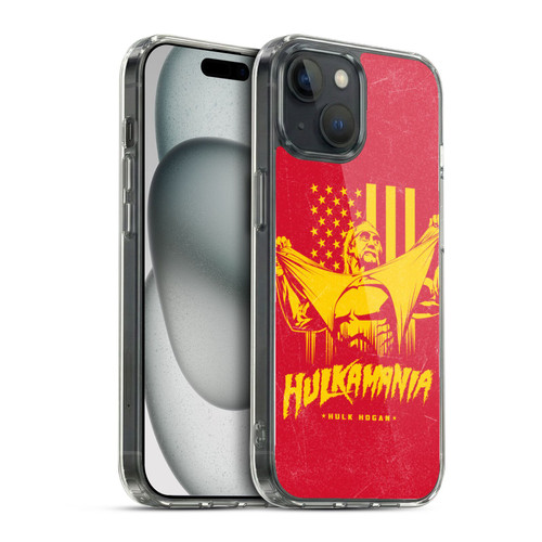 WWE Hulk Hogan Hulkmania Soft Gel Case for Apple iPhone 15 & MagSafe