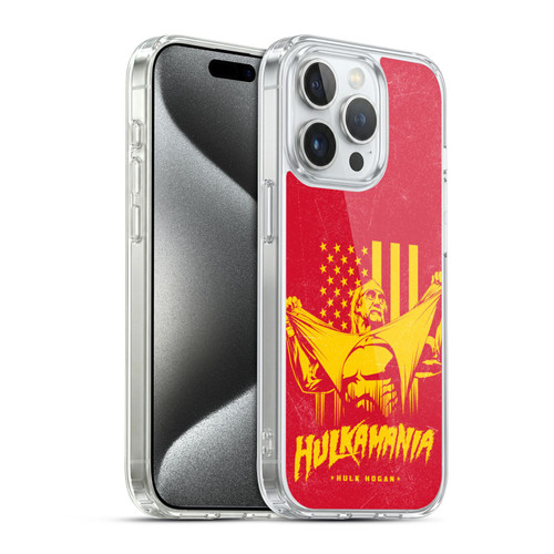 WWE Hulk Hogan Hulkmania Soft Gel Case for Apple iPhone 15 Pro & MagSafe