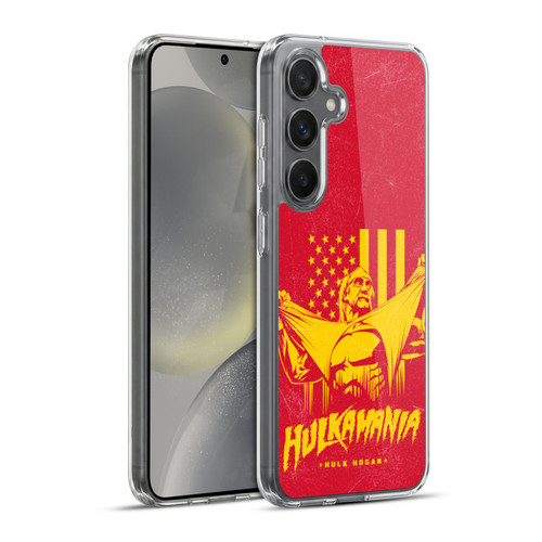 WWE Hulk Hogan Hulkmania Soft Gel Case for Samsung Galaxy S24+ 5G & MagSafe