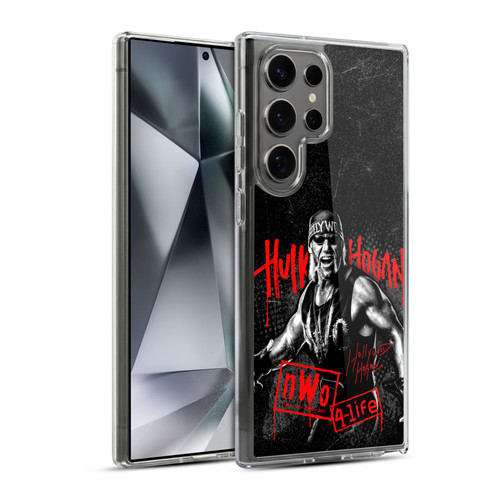 WWE Hulk Hogan Graphics Soft Gel Case for Samsung Galaxy S24 Ultra 5G & MagSafe