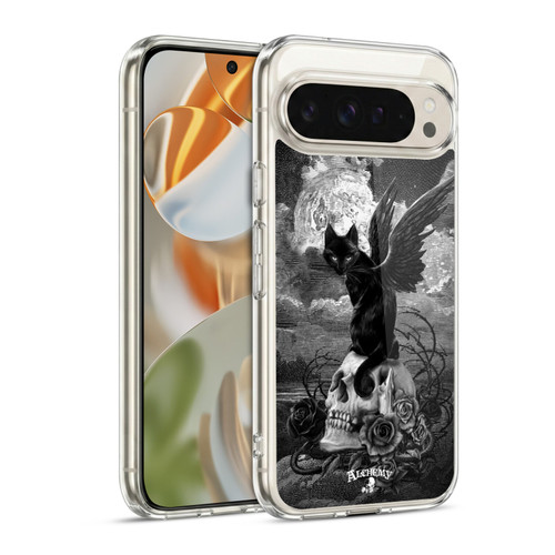 Alchemy Gothic Cats Nine Lives Of Poe Skull Soft Gel Case for Google Pixel 9 / Pixel 9 Pro