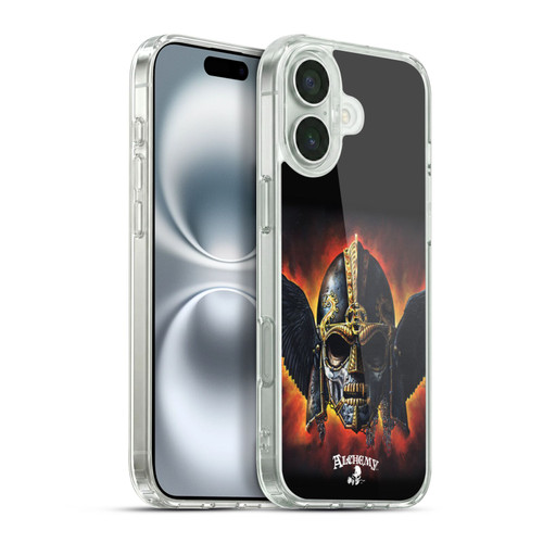 Alchemy Gothic Wing Ossa Raven Head Soft Gel Case for Apple iPhone 16 Plus & MagSafe