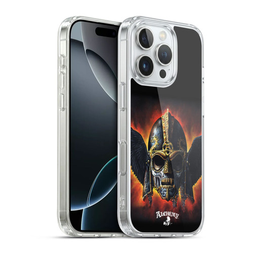 Alchemy Gothic Wing Ossa Raven Head Soft Gel Case for Apple iPhone 16 Pro & MagSafe