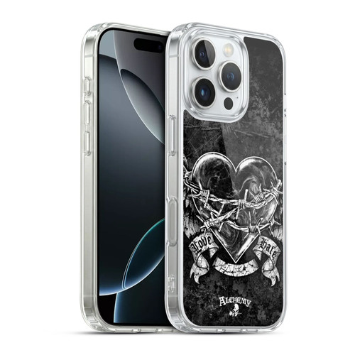 Alchemy Gothic Wing Black Romance Soft Gel Case for Apple iPhone 16 Pro & MagSafe