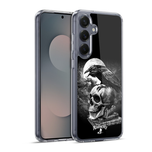 Alchemy Gothic Wing Poe's Raven Soft Gel Case for Samsung Galaxy S25+ & MagSafe