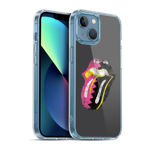 The Rolling Stones Albums Girls Pop Art Tongue Solo Soft Gel Case for Apple iPhone 13 Mini & MagSafe