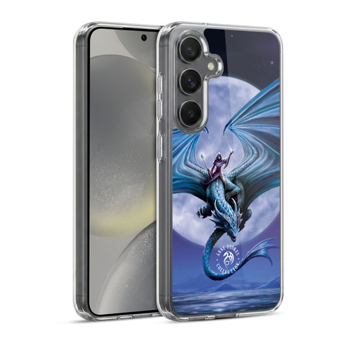 Anne Stokes Dragons 3 Moonstone Soft Gel Case for Samsung Galaxy S24 5G & MagSafe