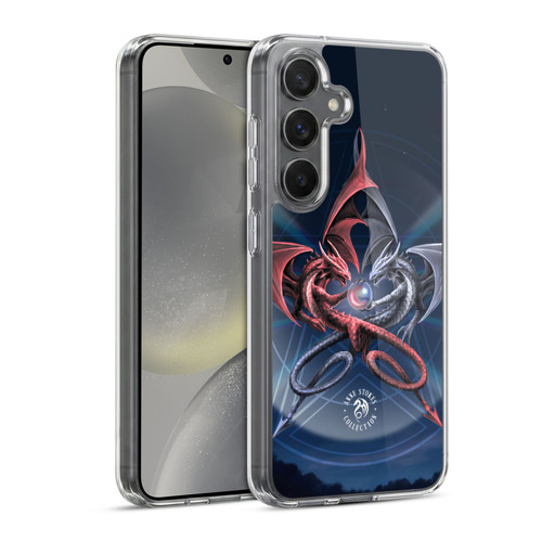 Anne Stokes Dragons 3 Pentagram Soft Gel Case for Samsung Galaxy S24 5G & MagSafe