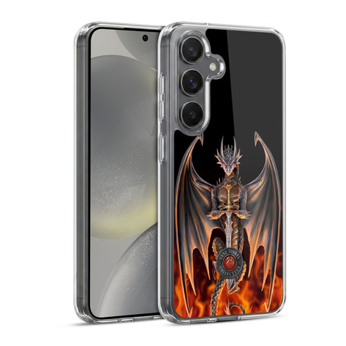 Anne Stokes Dragons 3 Warrior Soft Gel Case for Samsung Galaxy S24 5G & MagSafe