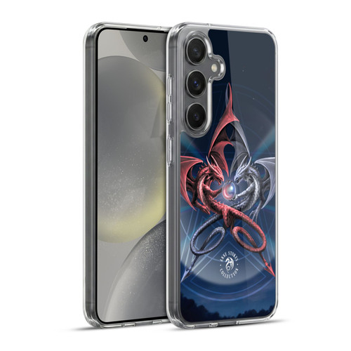 Anne Stokes Dragons 3 Pentagram Soft Gel Case for Samsung Galaxy S24+ 5G & MagSafe