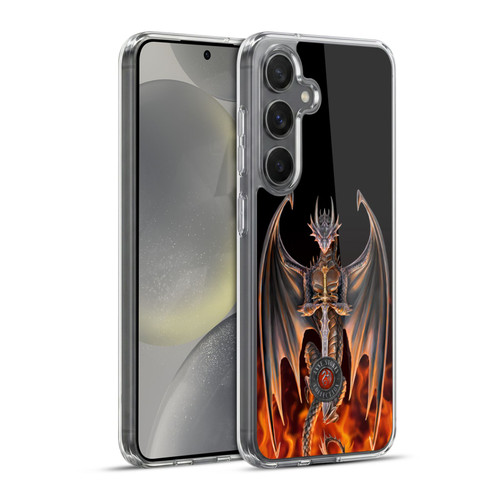 Anne Stokes Dragons 3 Warrior Soft Gel Case for Samsung Galaxy S24+ 5G & MagSafe