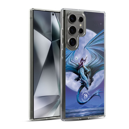 Anne Stokes Dragons 3 Moonstone Soft Gel Case for Samsung Galaxy S24 Ultra 5G & MagSafe