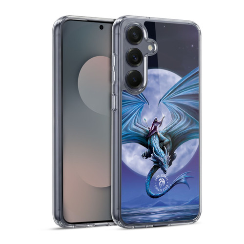 Anne Stokes Dragons 3 Moonstone Soft Gel Case for Samsung Galaxy S25 & MagSafe