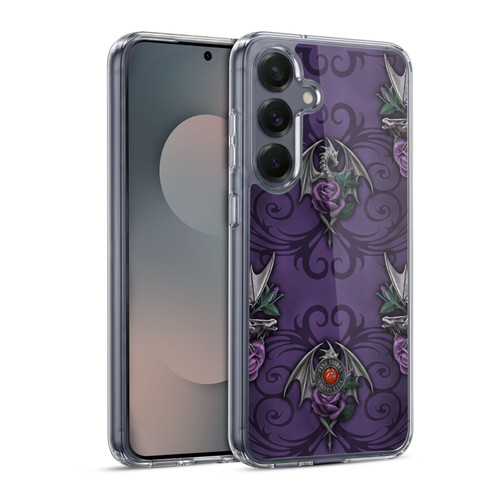 Anne Stokes Dragons 3 Pattern Soft Gel Case for Samsung Galaxy S25 & MagSafe