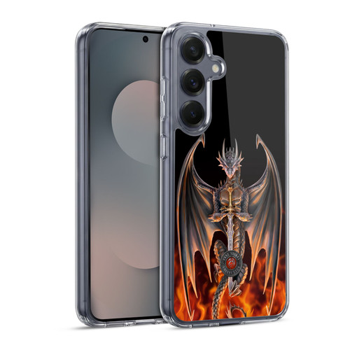 Anne Stokes Dragons 3 Warrior Soft Gel Case for Samsung Galaxy S25 & MagSafe