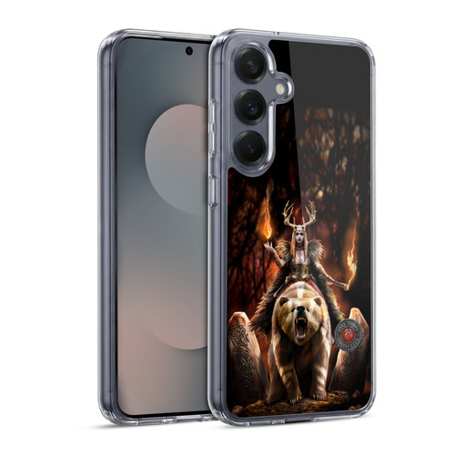 Anne Stokes Mix Fantasy Art Viking Witch Soft Gel Case for Samsung Galaxy S25 & MagSafe