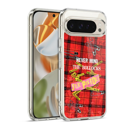 Sex Pistols Band Art Tartan Print Song Art Soft Gel Case for Google Pixel 9 / Pixel 9 Pro