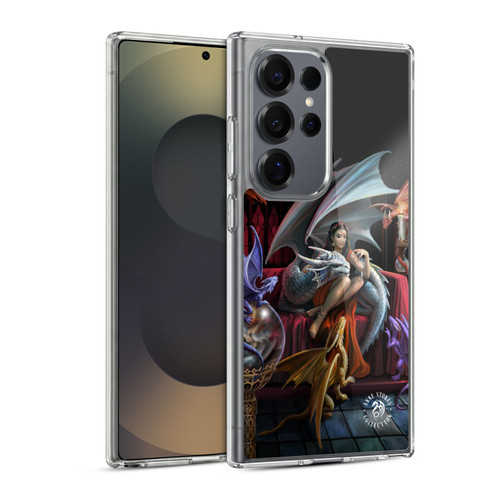 Anne Stokes Mix Fantasy Art Dragon Charm Soft Gel Case for Samsung Galaxy S25 Ultra & MagSafe