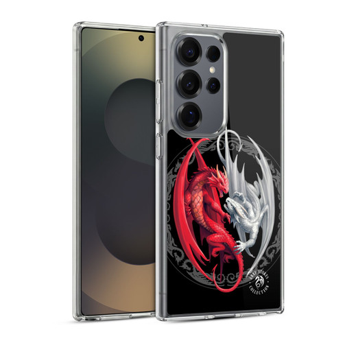 Anne Stokes Mix Fantasy Art Merlin's Dragons Soft Gel Case for Samsung Galaxy S25 Ultra & MagSafe