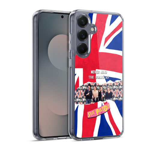 Sex Pistols Band Art Group Photo Soft Gel Case for Samsung Galaxy S25 & MagSafe
