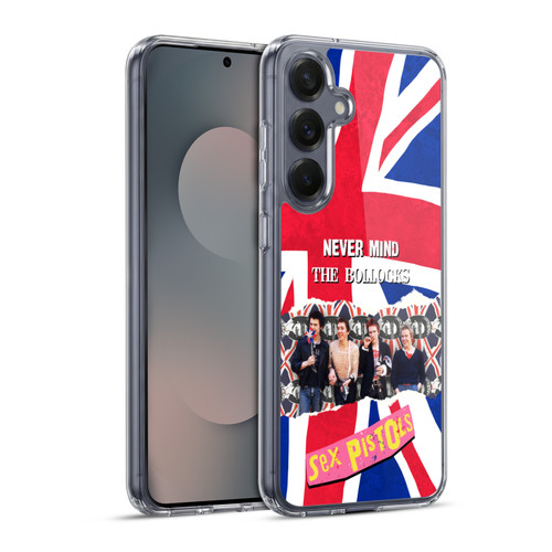 Sex Pistols Band Art Group Photo Soft Gel Case for Samsung Galaxy S25+ & MagSafe