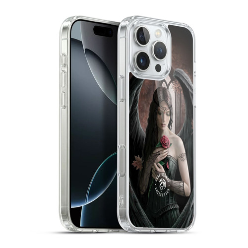 Anne Stokes Angels Rose Soft Gel Case for Apple iPhone 16 Pro Max & MagSafe