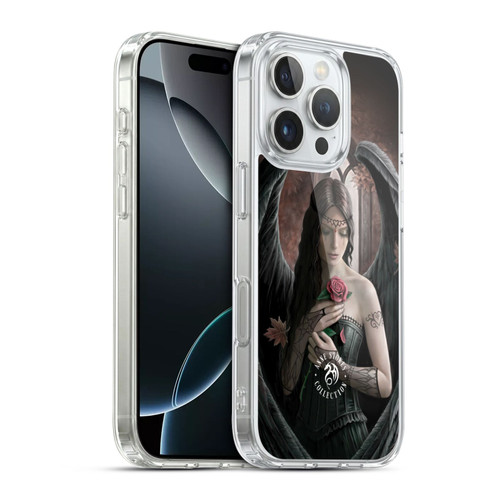 Anne Stokes Angels Rose Soft Gel Case for Apple iPhone 16 Pro & MagSafe