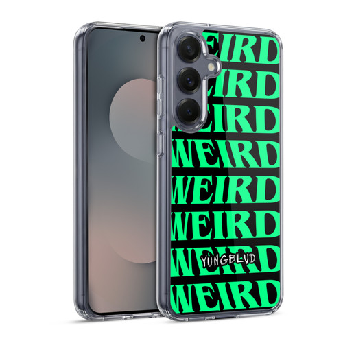 Yungblud Graphics Weird! Text Soft Gel Case for Samsung Galaxy S25 & MagSafe