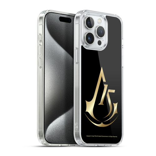 Assassin's Creed 15th Anniversary Graphics Crest Soft Gel Case for Apple iPhone 15 Pro Max & MagSafe