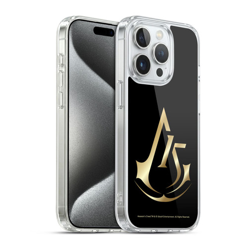 Assassin's Creed 15th Anniversary Graphics Crest Soft Gel Case for Apple iPhone 15 Pro & MagSafe