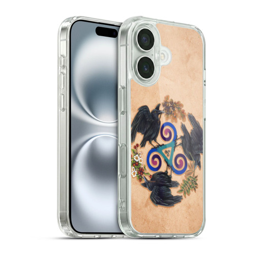 Brigid Ashwood Celtic Wisdom Raven Fey Soft Gel Case for Apple iPhone 16 & MagSafe