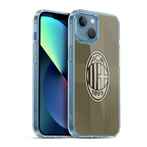 AC Milan 2022/23 Third Kit Soft Gel Case for Apple iPhone 13 Mini & MagSafe