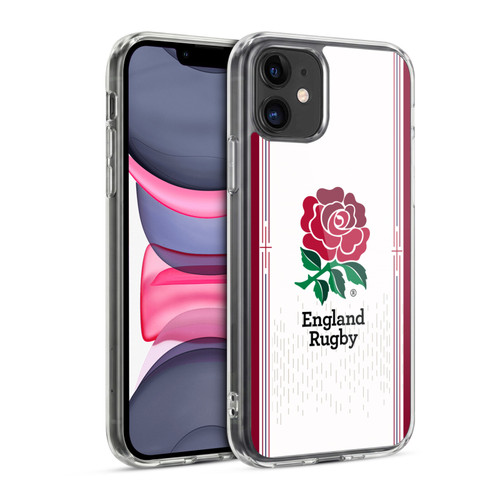 England Rugby Union 2023/24 Crest Kit Home Soft Gel Case for Apple iPhone 11