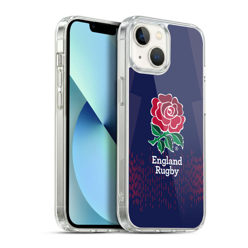 England Rugby Union 2023/24 Crest Kit Away Soft Gel Case for Apple iPhone 13