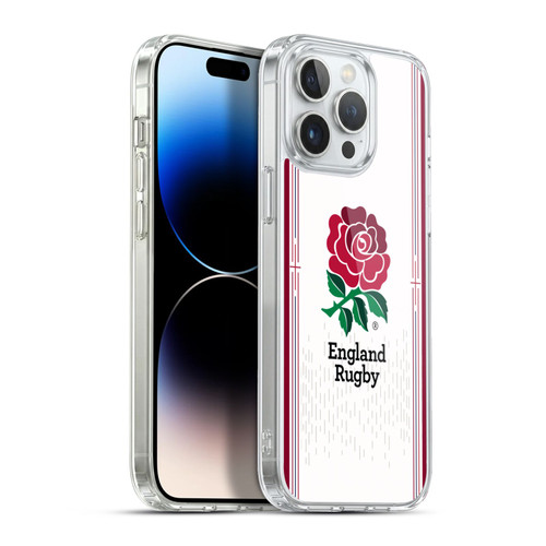 England Rugby Union 2023/24 Crest Kit Home Soft Gel Case for Apple iPhone 13 Pro Max & MagSafe