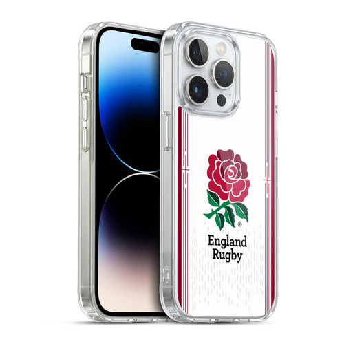England Rugby Union 2023/24 Crest Kit Home Soft Gel Case for Apple iPhone 13 Pro & MagSafe