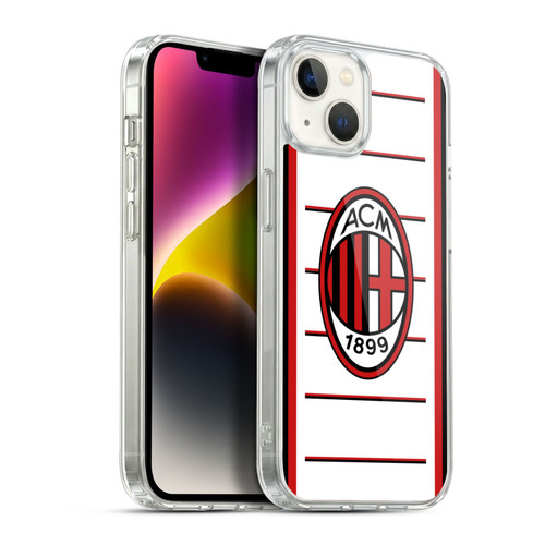 AC Milan 2022/23 Away Kit Soft Gel Case for Apple iPhone 14 Plus & MagSafe