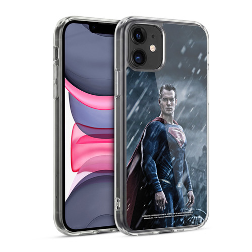 Batman V Superman: Dawn of Justice Graphics Superman Soft Gel Case for Apple iPhone 11
