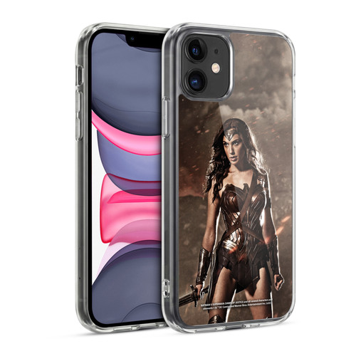 Batman V Superman: Dawn of Justice Graphics Wonder Woman Soft Gel Case for Apple iPhone 11