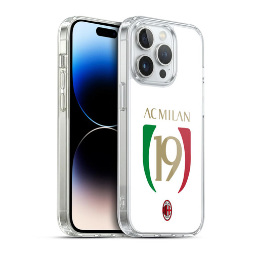 AC Milan 2022/23 Scudetto We The Champions Soft Gel Case for Apple iPhone 14 Pro & MagSafe