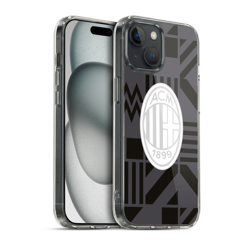 AC Milan 2022/23 Pre Match Kit Soft Gel Case for Apple iPhone 15 & MagSafe