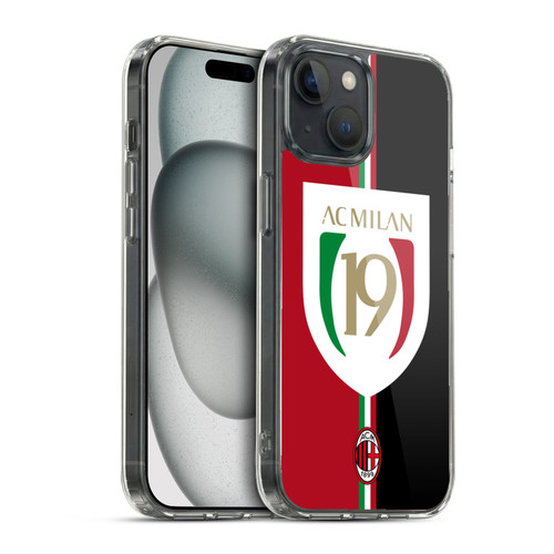 AC Milan 2022/23 Scudetto Champions Soft Gel Case for Apple iPhone 15 & MagSafe
