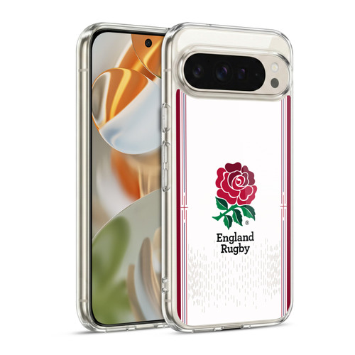 England Rugby Union 2023/24 Crest Kit Home Soft Gel Case for Google Pixel 9 / Pixel 9 Pro