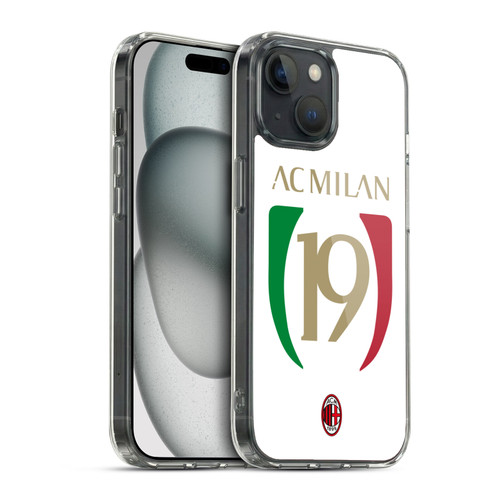 AC Milan 2022/23 Scudetto We The Champions Soft Gel Case for Apple iPhone 15 & MagSafe