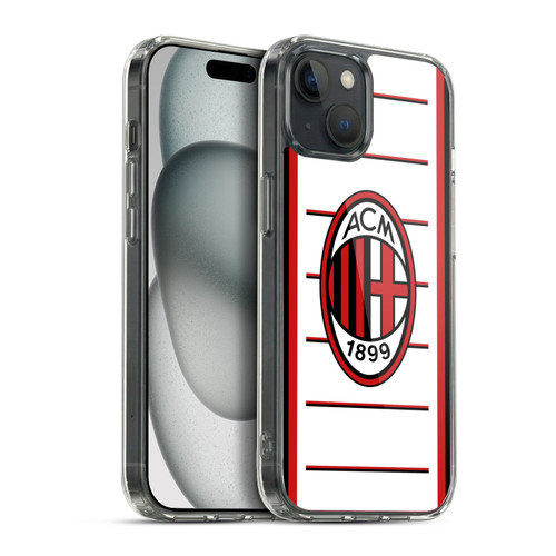 AC Milan 2022/23 Away Kit Soft Gel Case for Apple iPhone 15 Plus & MagSafe