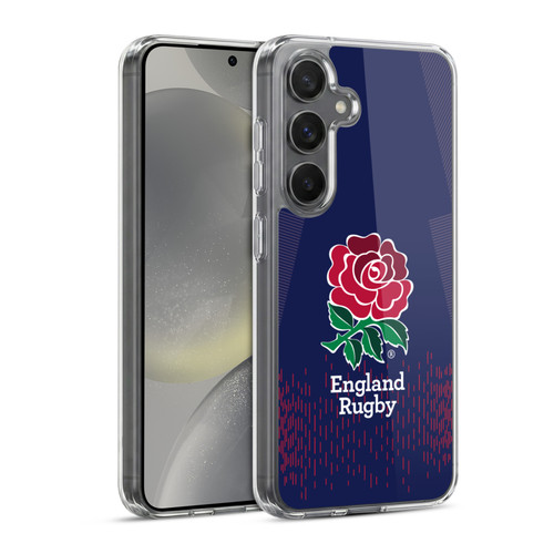 England Rugby Union 2023/24 Crest Kit Away Soft Gel Case for Samsung Galaxy S24 5G & MagSafe