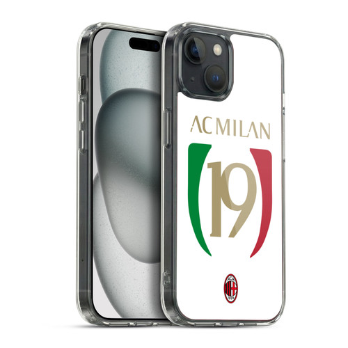 AC Milan 2022/23 Scudetto We The Champions Soft Gel Case for Apple iPhone 15 Plus & MagSafe