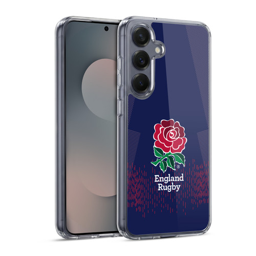England Rugby Union 2023/24 Crest Kit Away Soft Gel Case for Samsung Galaxy S25 & MagSafe