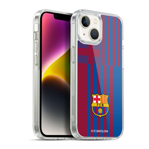 FC Barcelona 2021/22 CREST KIT Home Soft Gel Case for Apple iPhone 14